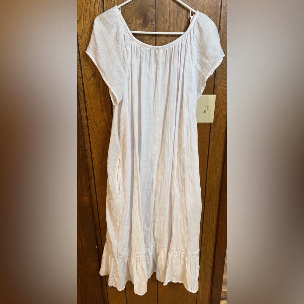 Ruby Rd. Ivory Textured Dress - Picture 4 of 4